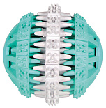 TRIXIE Denta Fun Ball 6 cm aqua/wit