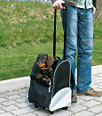 TRIXIE trolley hond zwart/grijs