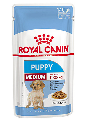 Royal Canin hondenvoer Medium Puppy 10 x 140 gr