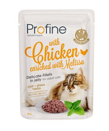 Profine kattenvoer Fillets in Jelly Adult Chicken 85 gr