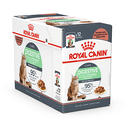 Royal Canin Kattenvoer Digest Care in Gravy 12 x 85 gr