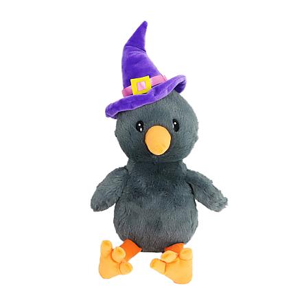 Hondenspeelgoed Kraai met Halloween Hoed <br>50 cm