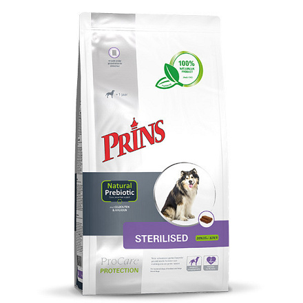 Prins hondenvoer ProCare Protection Sterilised 20 kg