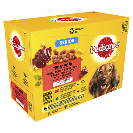 Pedigree hondenvoer Vital Protection in Gelei Senior 12 x 100 gr